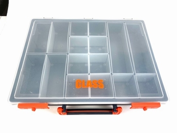 Organizer met 16 uitneembare uitzetbakjes