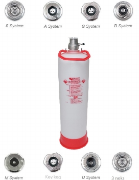 Micromatic kunststof reinigingsvat Slim Line15 liter