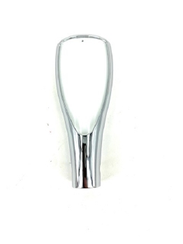 Tapknop chroom met wit vlak geschikt voor 1/4W.W ,3/8 en M10
