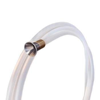 Doorvoer-compensatie-slang lengte 200 cm PE 5,5 x 9,5mm met 3/8 flare aansluiting