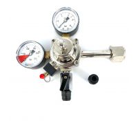 CO2-meter 0-10 bar werkdruk 7 bar 1 Uitgang JG 1/4 mm insteek met afsluitkraan