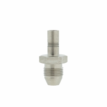 JG slangpilaar 3/8 RVS naar 3/8 Flare buitendraad
