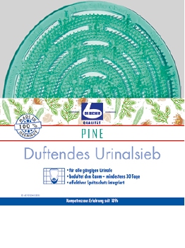 Urinoirzeef met geur pine