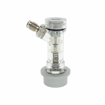 CMB Soda Keg steekkoppeling Gas met terugslag ventiel grijs NC met draad 7/16
