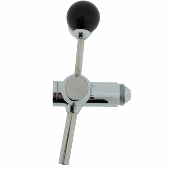 Sun biertapkraan chroom uitloop 8 mm met Flare aansluiting