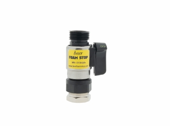 Fobstop met aansluiting 3/8 flare uitgang en 5/8 binnen