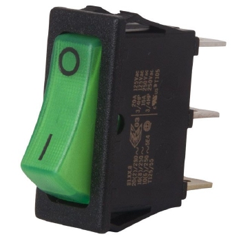 Schakelaar zwart POLO IP44