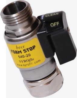 Fobstop met aansluiting 3/8 flare uitgang en 5/8 binnen