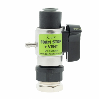 Fobstop met aansluiting jg 3/8 uitgang en 3/8 flare binnen