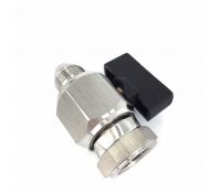 DSI rechte kogelafsluitkraan RVS grote uitvoering uitvoering