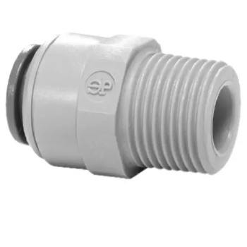 John Guest PI011604S puntstuk 1/2" x 1/2 BSPT