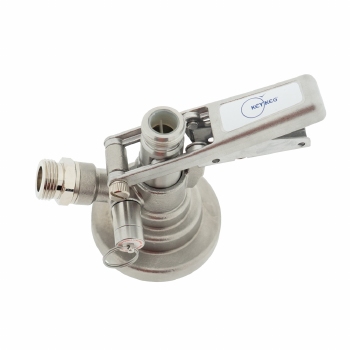 Fustaansluiting DSI Key Keg rechte uitgang bier