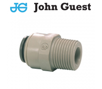 John Guest PI011222S Puntstuk 3/8"x1/4 nptf
