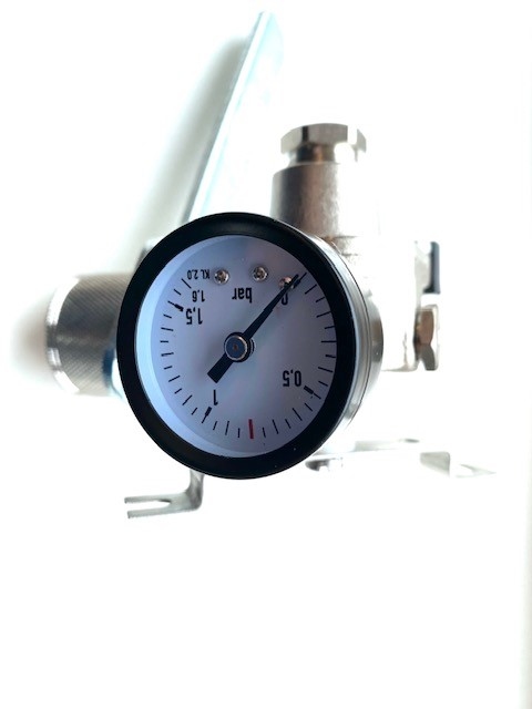 CO2-minireduceermeter lage druk 0-1,5 bar