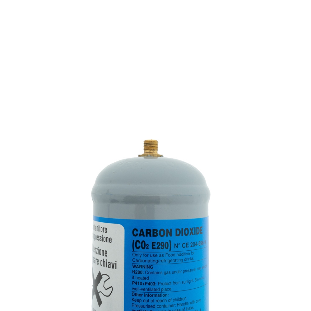 CO2-weggooifles 600 gram met aansluiting M11 x 1 Sale zonder voet