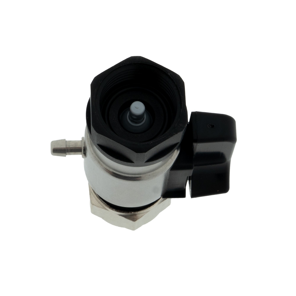 Fobstop met aansluiting 3/8 flare uitgang en 5/8 binnen