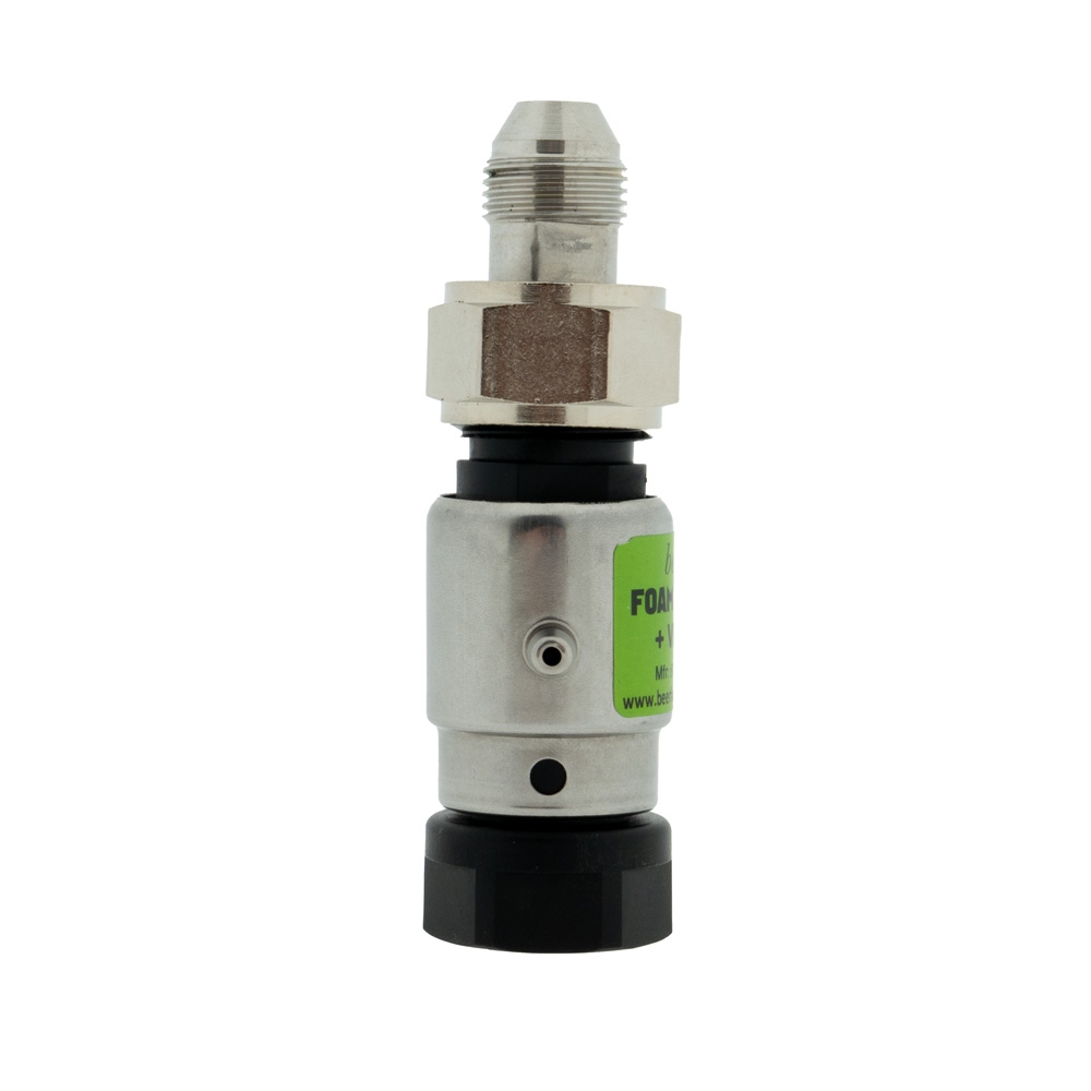 Fobstop met aansluiting 3/8 flare uitgang en 5/8 binnen
