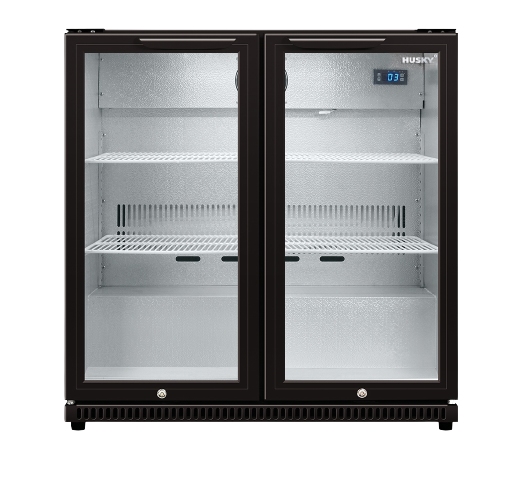 Husky C2 865-BK-NL-HU Back Bar koelkast met 2 glazen deuren