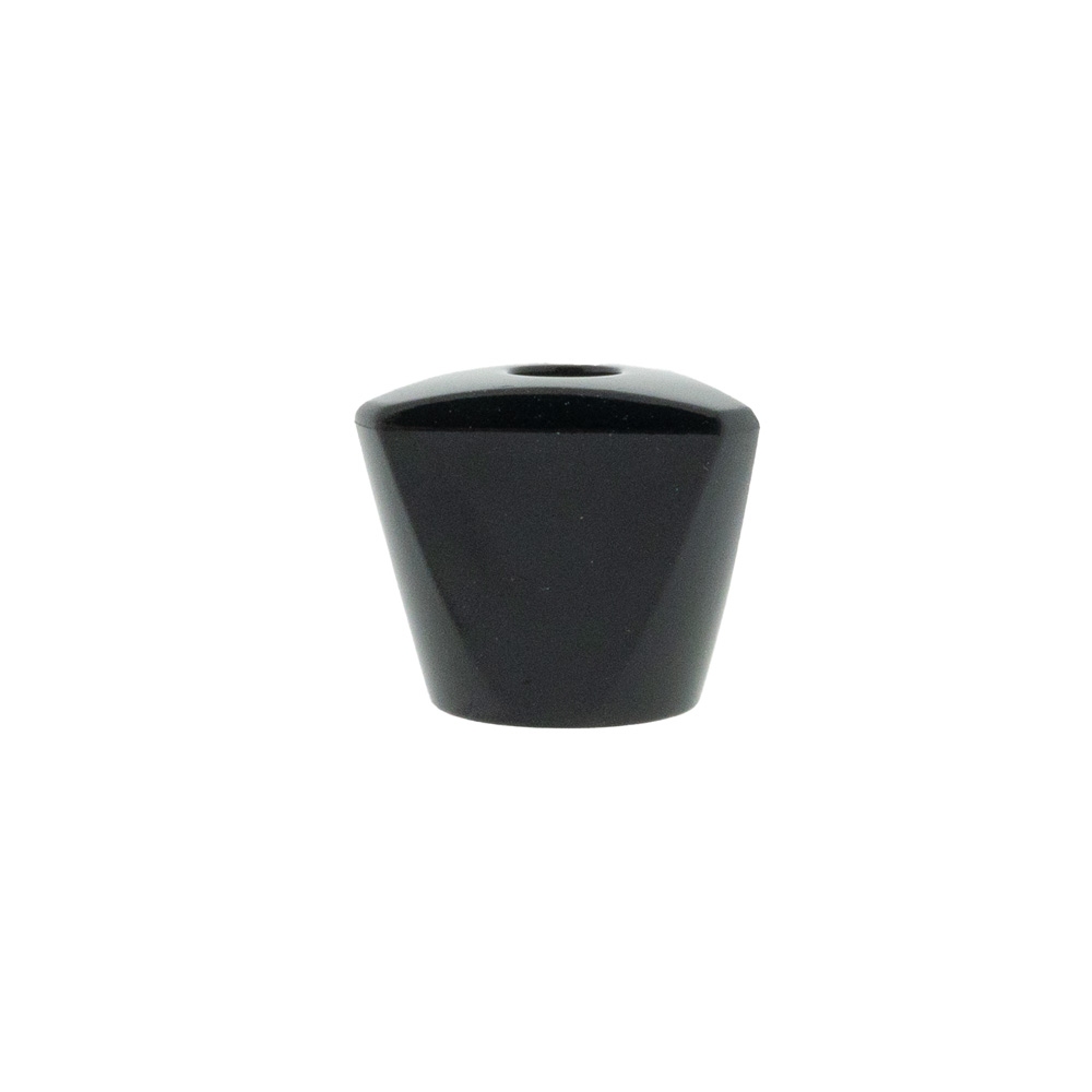 Knop zwart
