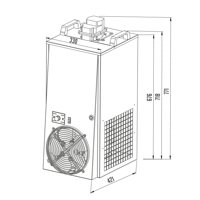Lindr waterbadkoeler snelkoeler CWP 200 4 bierspiralen uk