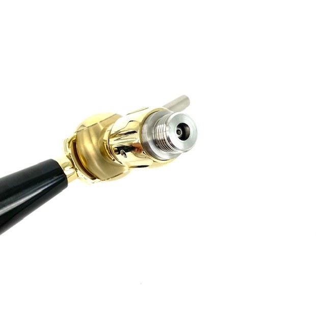 Pearl compensatorkraan biertap Gold Plated uitloop 8 mm