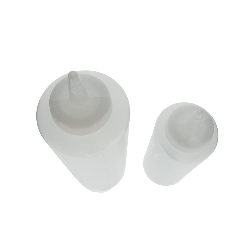 Plastic knijpfles 12oz helder
