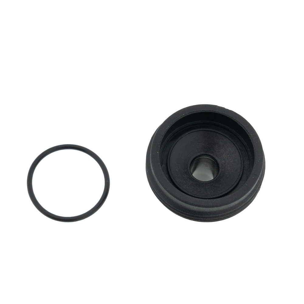 Reinigings adapter Kst 7 mm kpl zwart