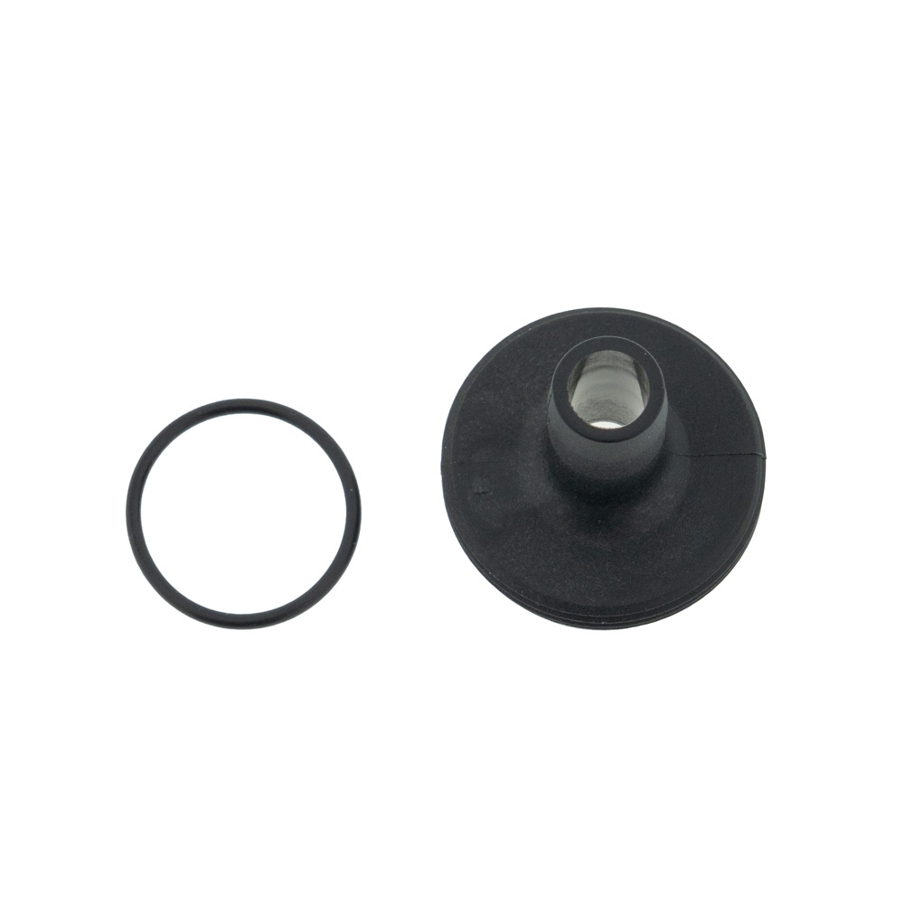 Reinigings adapter Kst 7 mm kpl zwart
