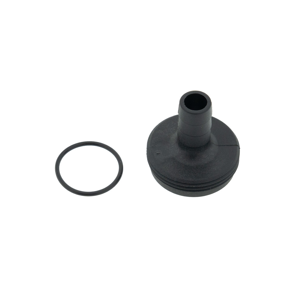 Reinigings adapter Kst 7 mm kpl zwart