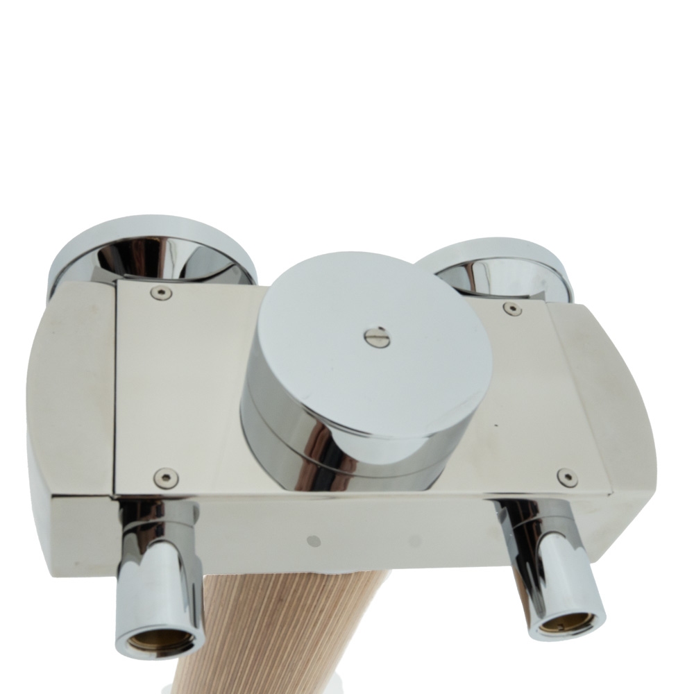 Sherwood tap zuil 2 kraans chrome sierlijst met verlichting