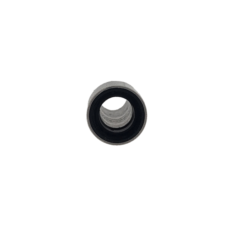 Slangtule recht  binnendiameter ø 6,8 mm hoog 40 mm RVS