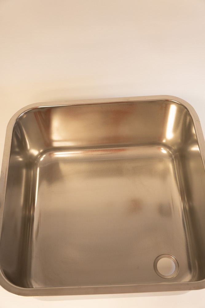 Spoelbak inlas LCL-2022 RVS 450 x 450 x 250 mm diep
