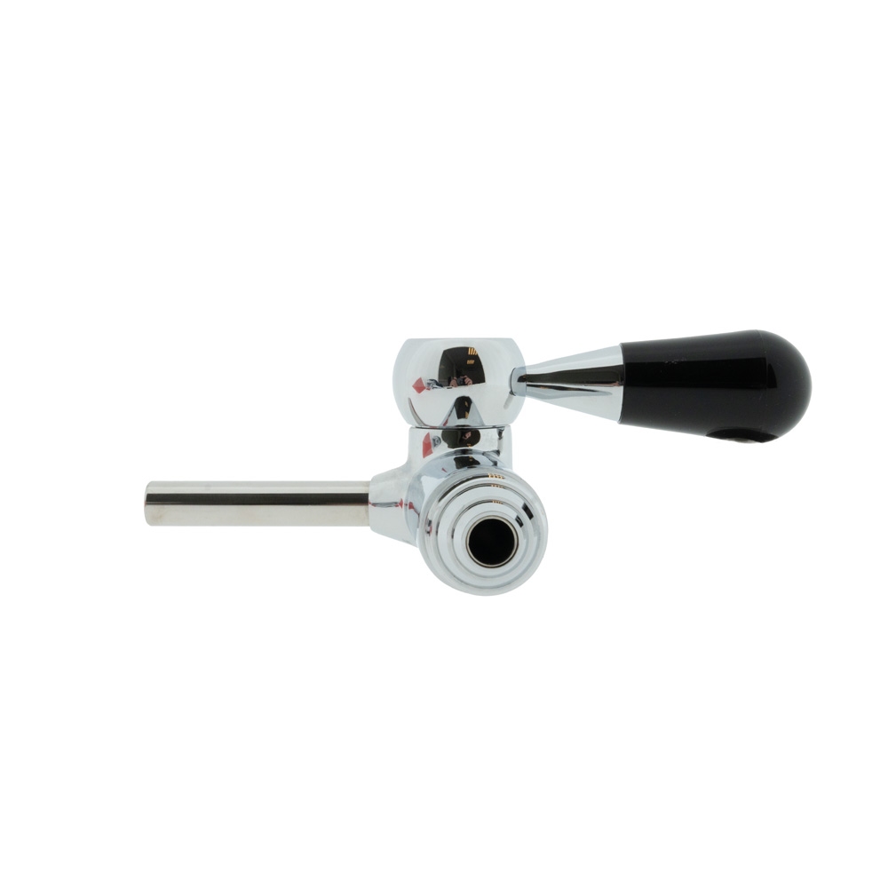 Sun biertapkraan chroom  uitloop 8 mm met Flare aansluiting