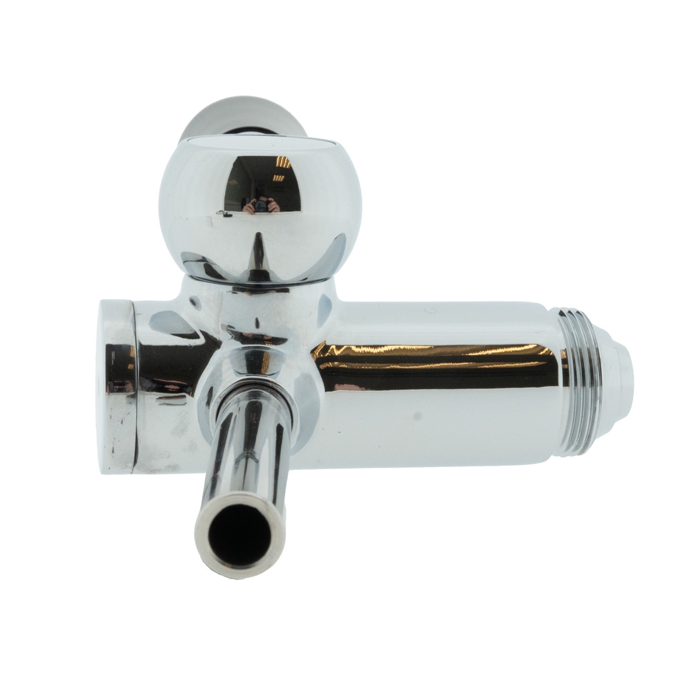 Sun biertapkraan chroom  uitloop 8 mm met Flare aansluiting