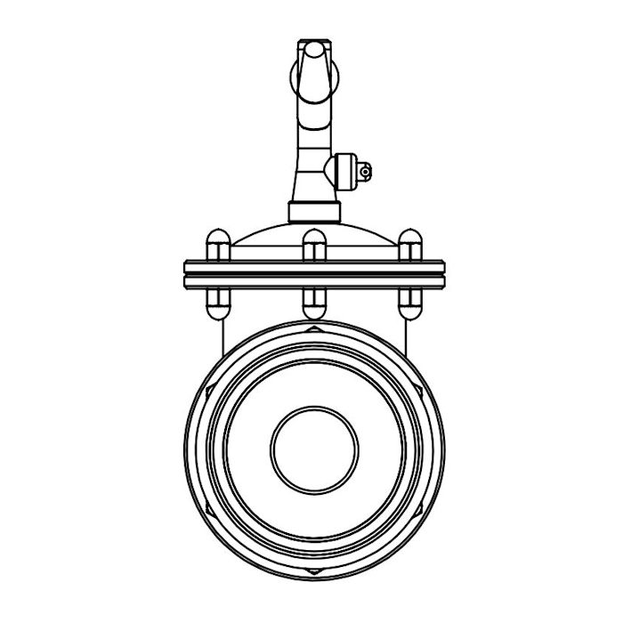Tapzuil Industrial J ø 104 mm 2-kraans diverse uitvoeringen