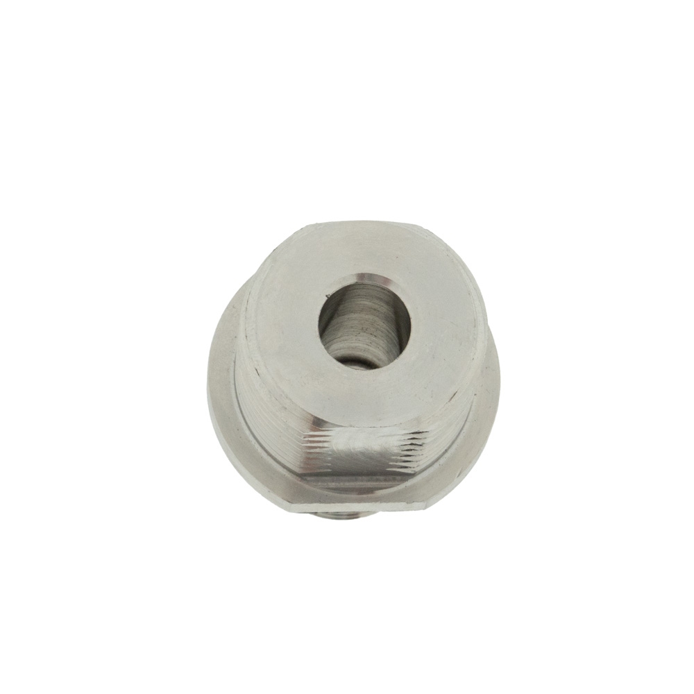 Verloop  3/8 buiten naar 3/4 buiten doorgang 8.5 mm vlak
