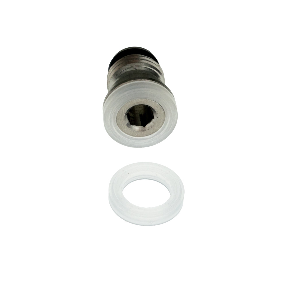 Witte ring voor tankventiel met moer