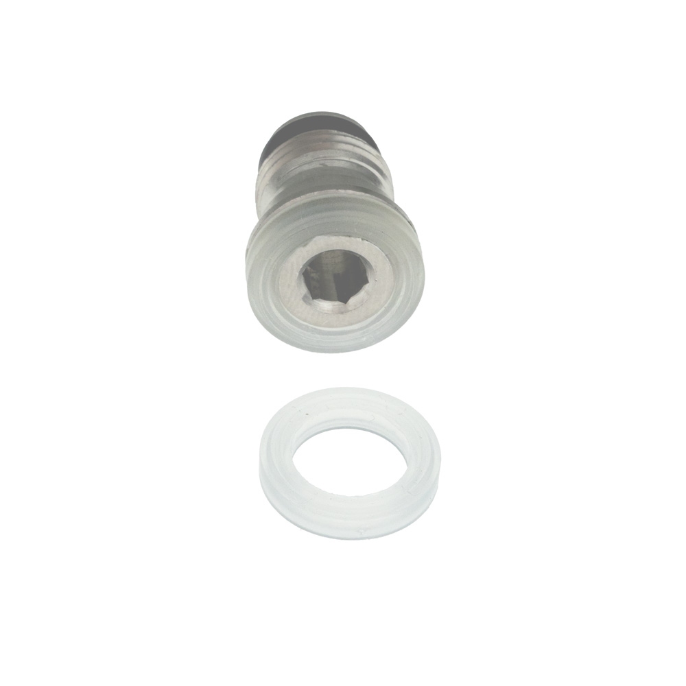 Witte ring voor tankventiel met moer