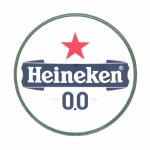 Logo Bol 82 mm Heineken 0.0