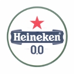 Logo Bol 82 mm Heineken 0.0