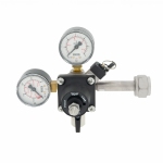 CO2-meter 0-6 bar werkdruk 3 bar 1 Uitgang 1/4 binnendraad met afsluitkraan