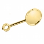 Logohouder lang PVD Plated voor logo 82 mm