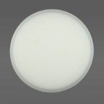 Verlichte lens rond 69 mm vlak om sticker op te plakken