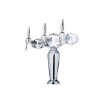 Biertapzuil Parisienne 3-kraans exclusief tapkranen