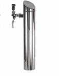 Tapzuil Ehrenfeld 1-kraans ø 80 mm met schuine zijde bovenkant