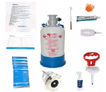 Reinigingsset 5 liter tank Combi-M RVS aansluiting