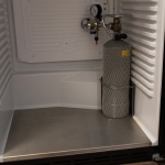 RVS Bodem met CO2 houder