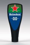 Heineken Tapknop zwart 0,0 schroefdraad M10 ,3/8 en 1/4W.W