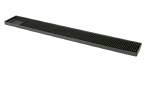 Bar serveer matten 60 x 8 cm zwart