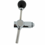 Sun biertapkraan chroom uitloop 8 mm met Flare aansluiting